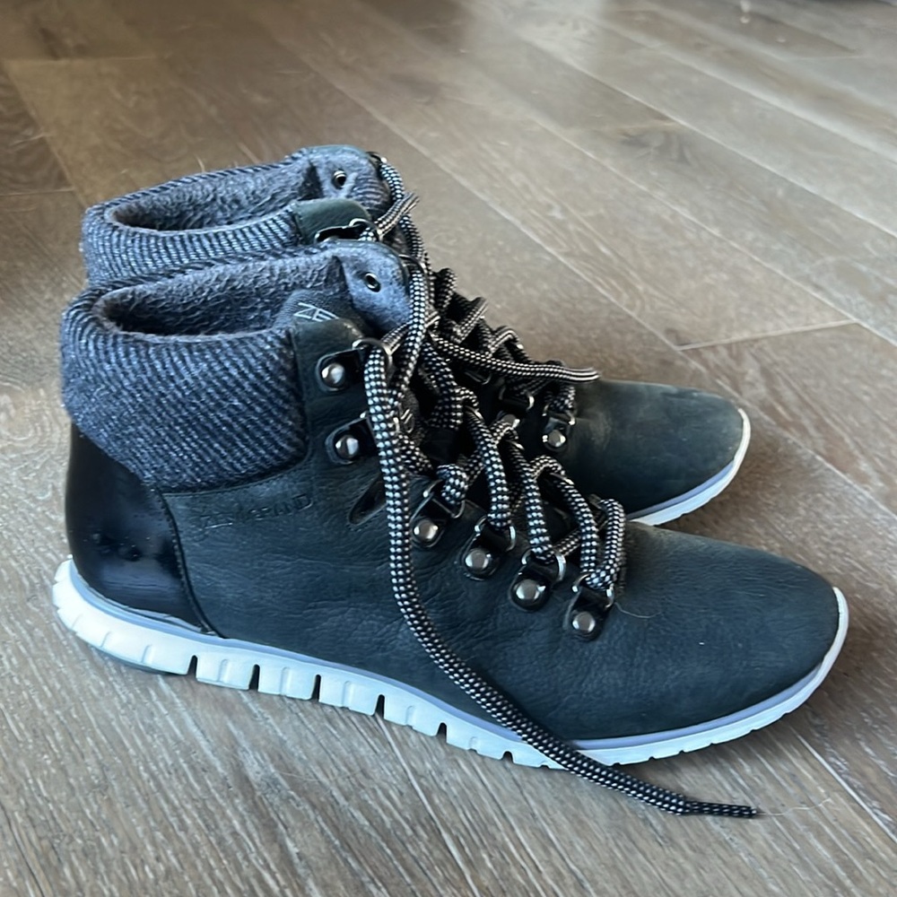 Cole Hann Zerogrand Leather Waterproof Sneakers - women’s 7.5